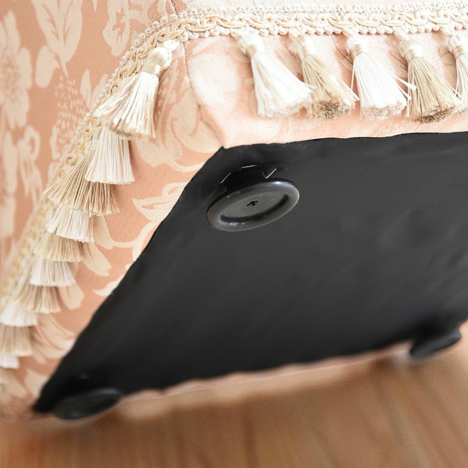 ヨーロピアン ロココ調 姫系 タッセル付き スツール 画像7