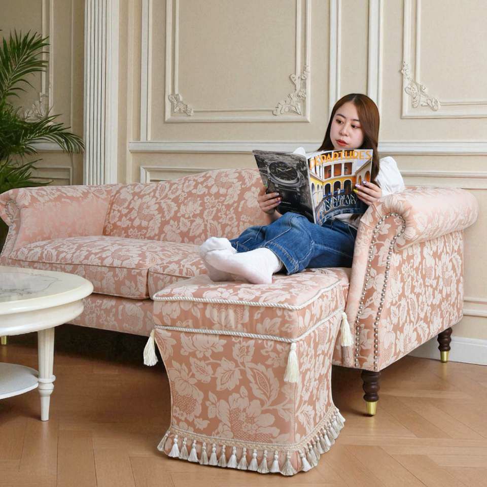 ヨーロピアン ロココ調 姫系 タッセル付き スツール 画像9