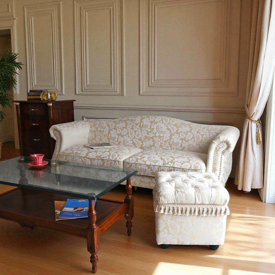 ヨーロピアン アンティーク調 収納付き スツール 画像13