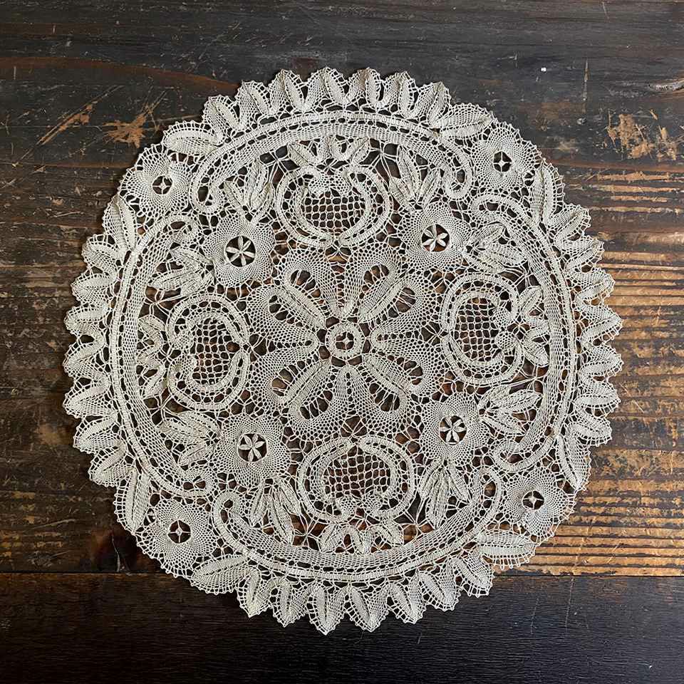 ドイリー ラウンド 敷物 花瓶敷 テーブルリネン レース 画像4