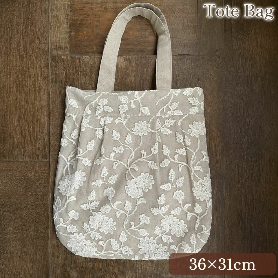 手提げバッグ バッグ 鞄 トートバッグ サブバッグ レース 画像1サムネイル