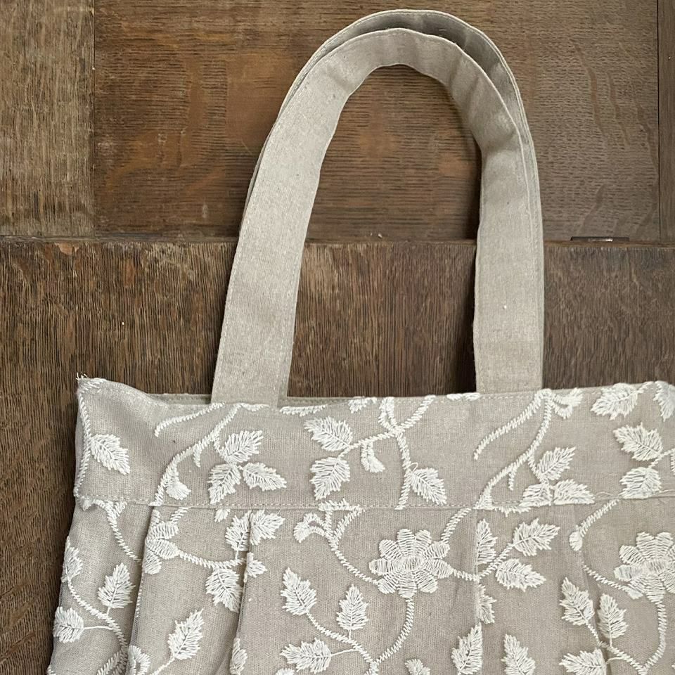 手提げバッグ バッグ 鞄 トートバッグ サブバッグ レース 画像4