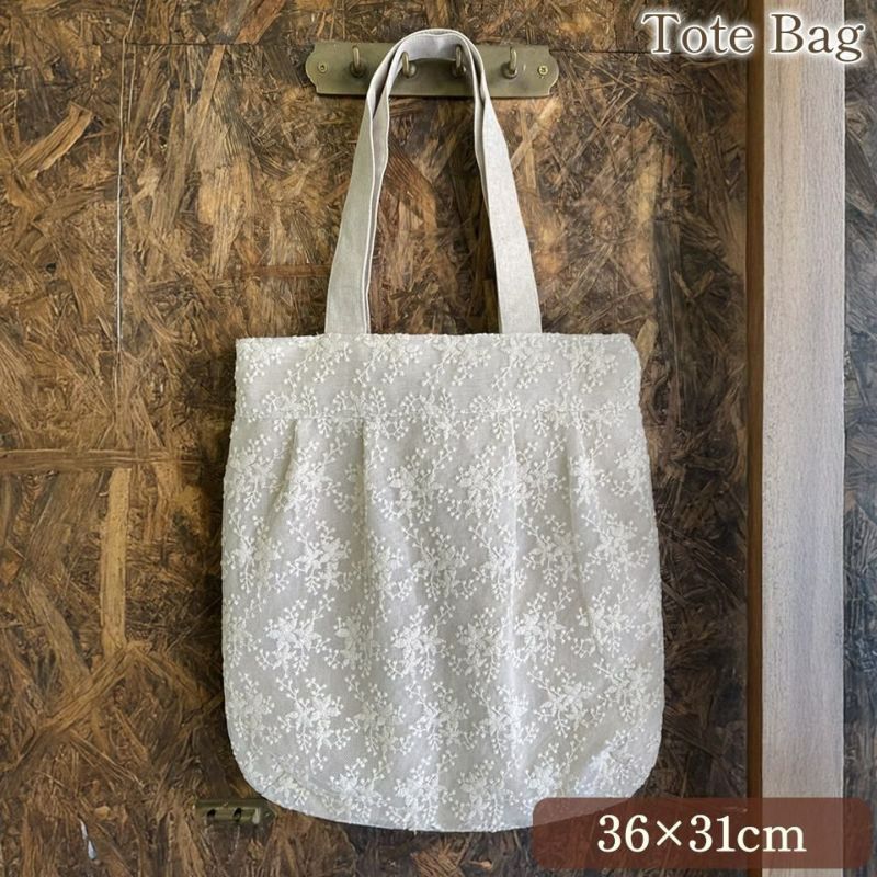 手提げバッグ バッグ 鞄 トートバッグ サブバッグ レース 画像1サムネイル