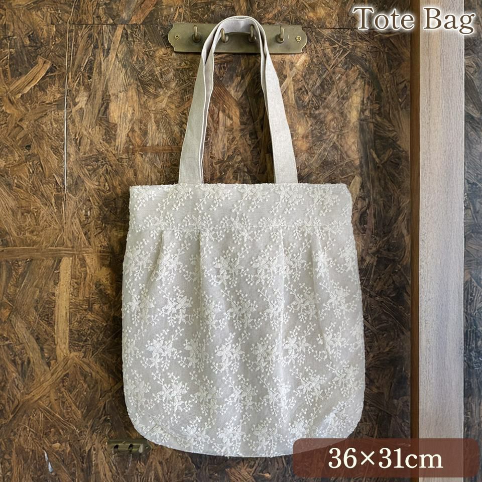 手提げバッグ バッグ 鞄 トートバッグ サブバッグ レース 画像1サムネイル