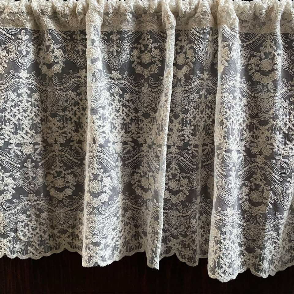 カフェカーテン カーテン 窓用 小窓 目隠し レース 画像3