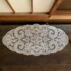 テーブルセンター オーバル テーブルリネン 敷物 レース 画像4