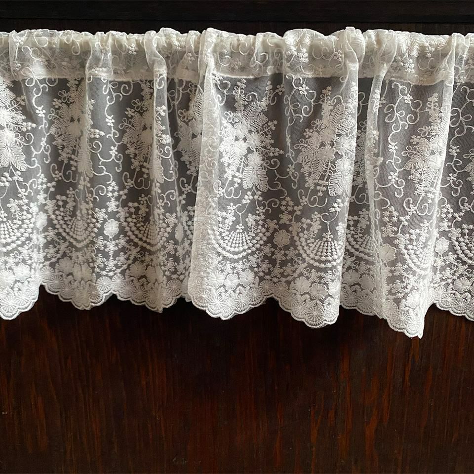 カフェカーテン カーテン 窓用 小窓 目隠し レース 画像4