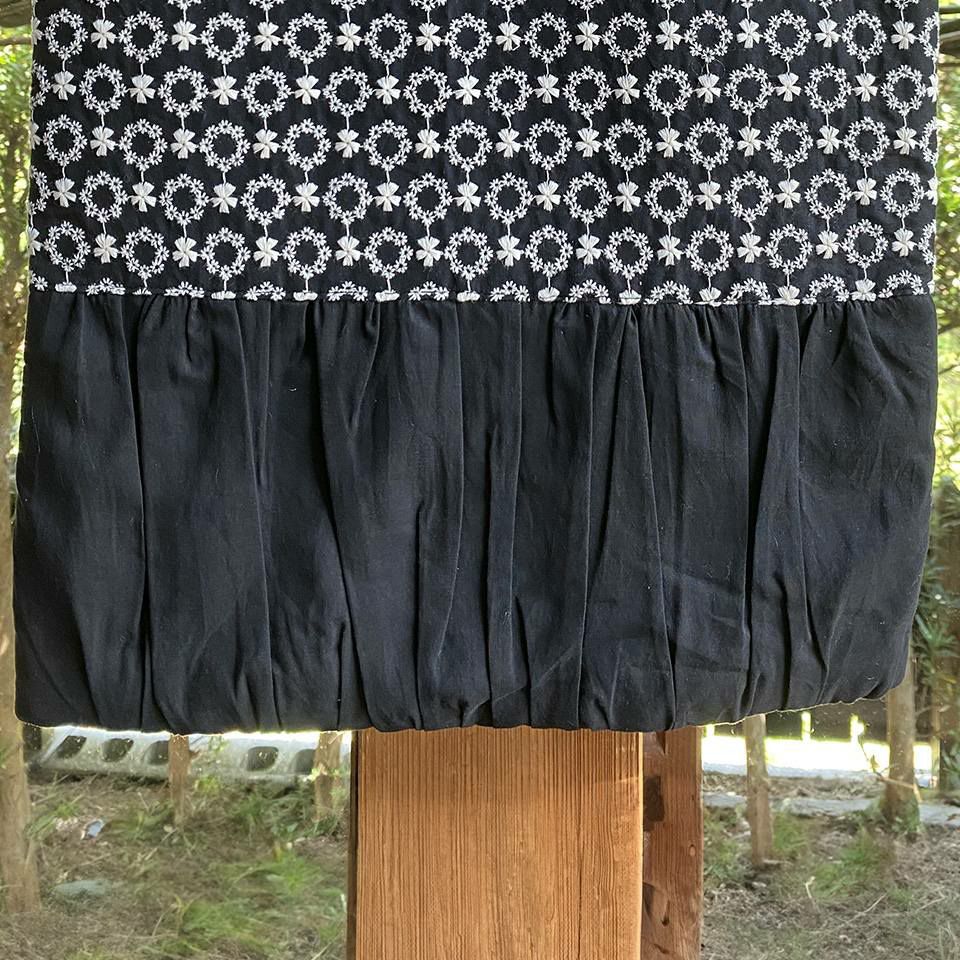 ギャザートートバッグ バッグ 鞄 サブバッグ レース 画像3