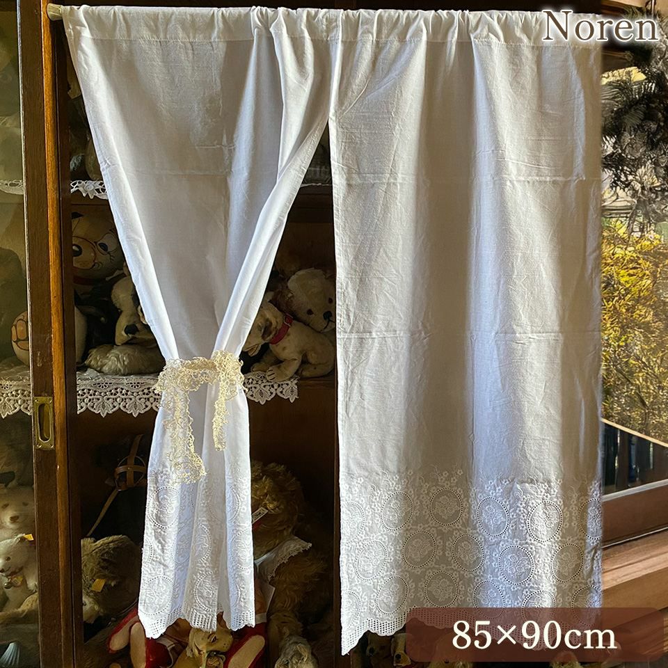 カフェカーテン 暖簾 暖簾 カーテン 目隠し レース 画像1サムネイル