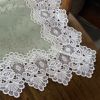テーブルセンター 長方形 テーブルリネン 敷物 レース 画像2
