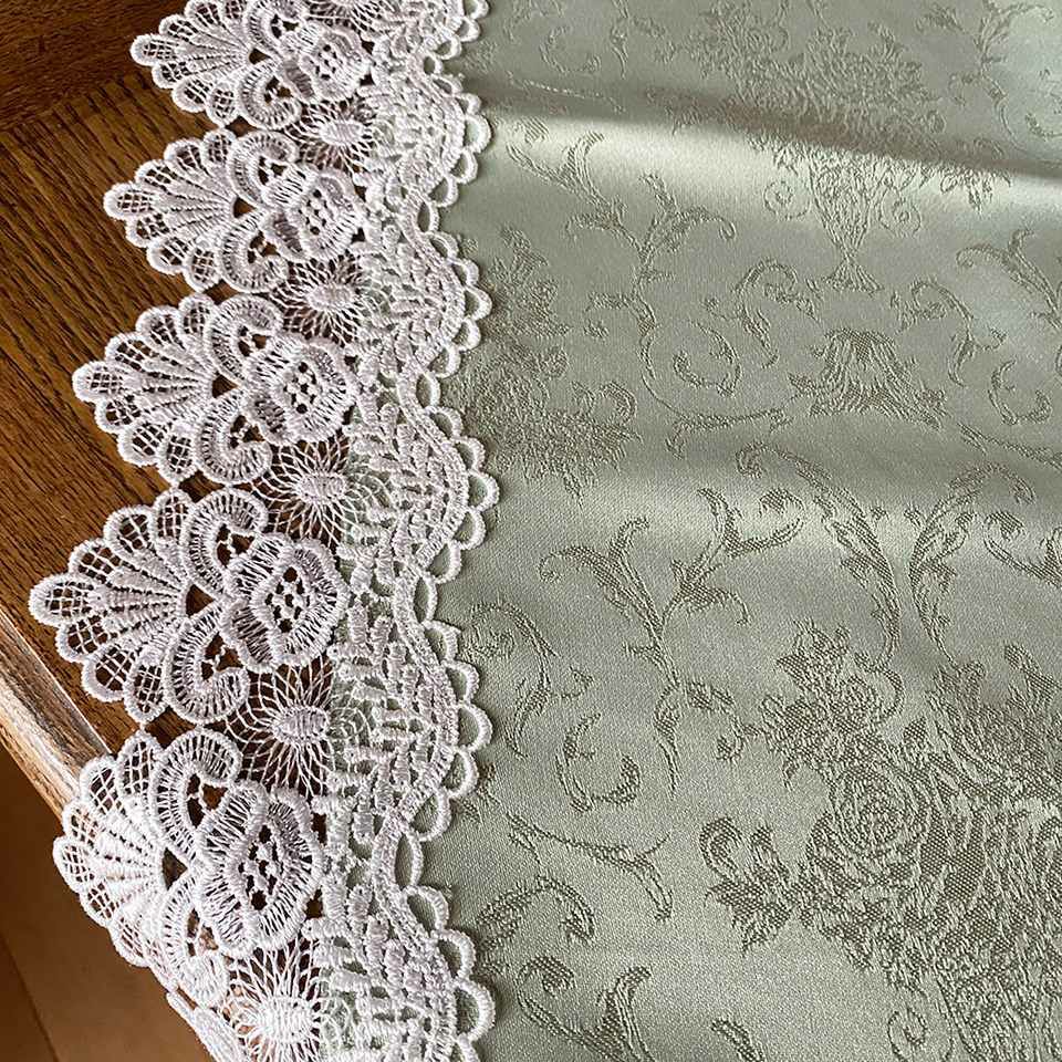 テーブルクロス 正方形 テーブルリネン レース 画像2