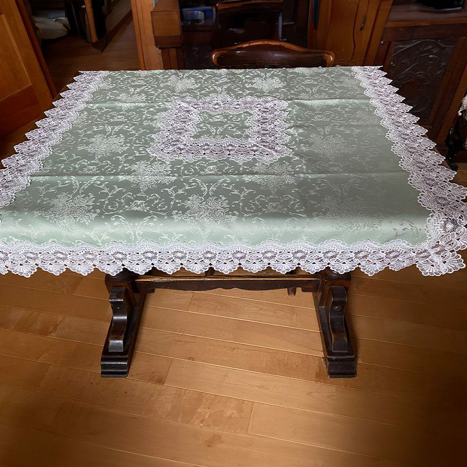テーブルクロス 正方形 テーブルリネン レース 画像4