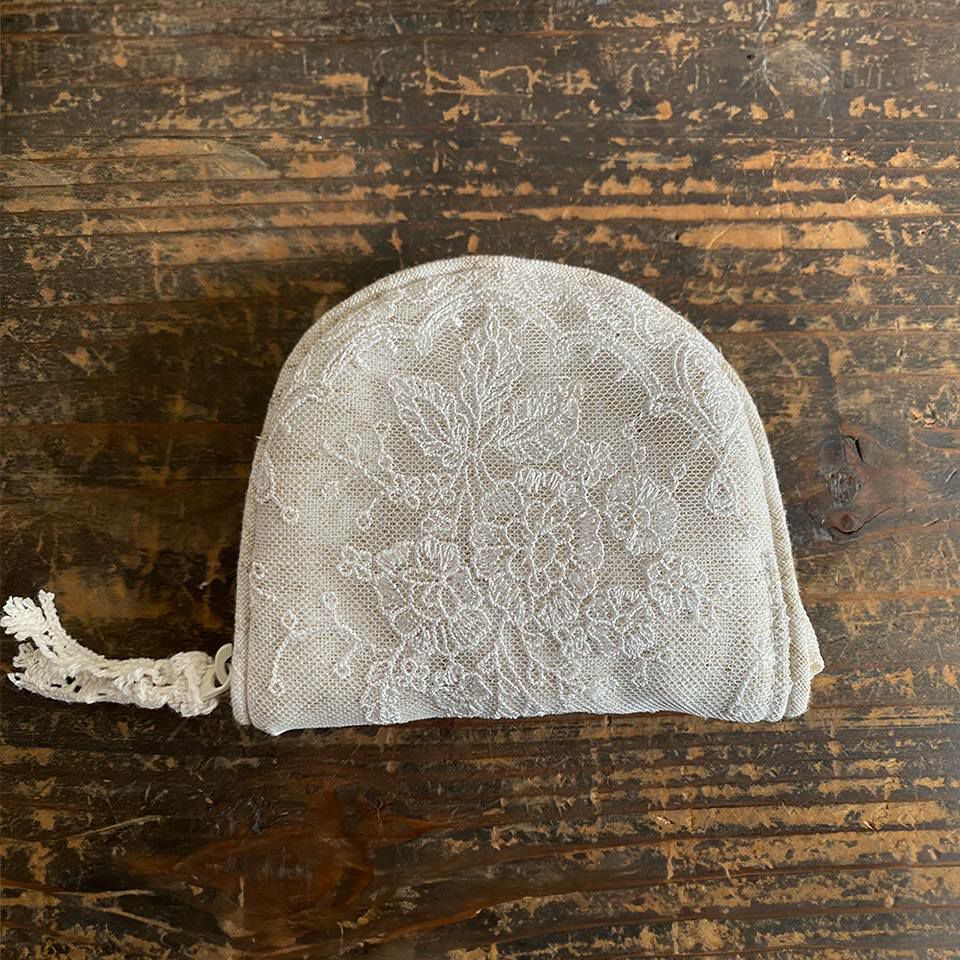 アクセサリーポーチ ポーチ 化粧ポーチ 旅行用 レース 画像4