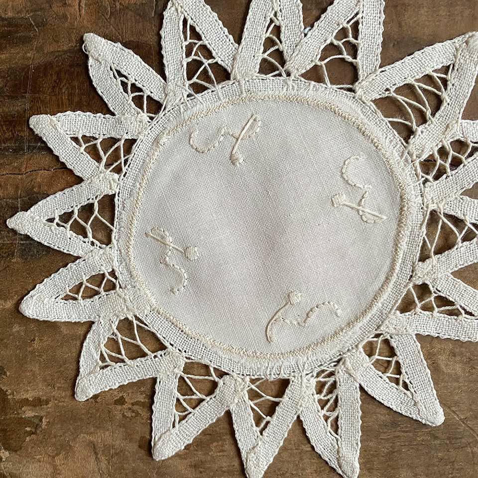 コースター 星形 コップ敷き 来客用 カフェ雑貨 レース 画像4