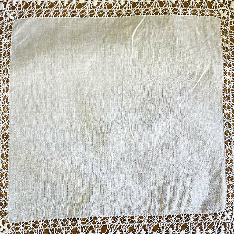 ハンカチ ホワイト 白 フォーマル ポケット用 携帯用 レース 画像3