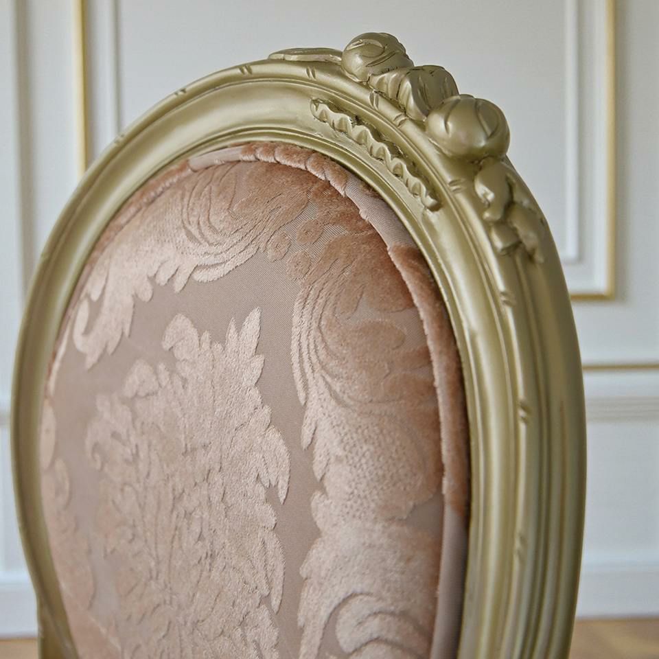 ヴェルサイユ ロワイヤル ゴールド ダイニングチェア 画像8