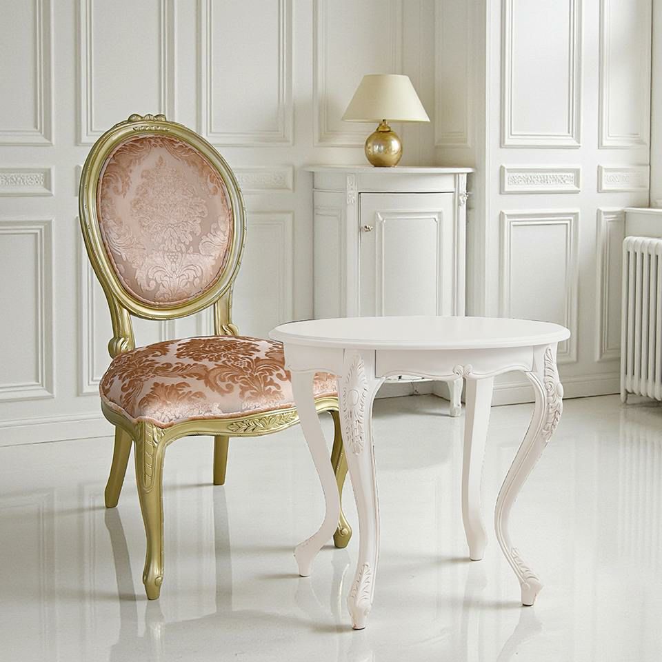 ヴェルサイユ ロワイヤル ゴールド ダイニングチェア 画像12