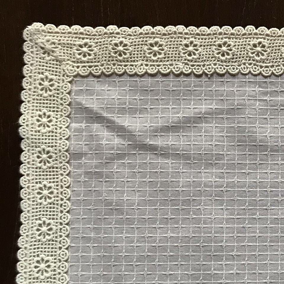 テーブルセンター 敷物 ピンク ファブリック レース 刺繍 インテリア雑貨 画像2