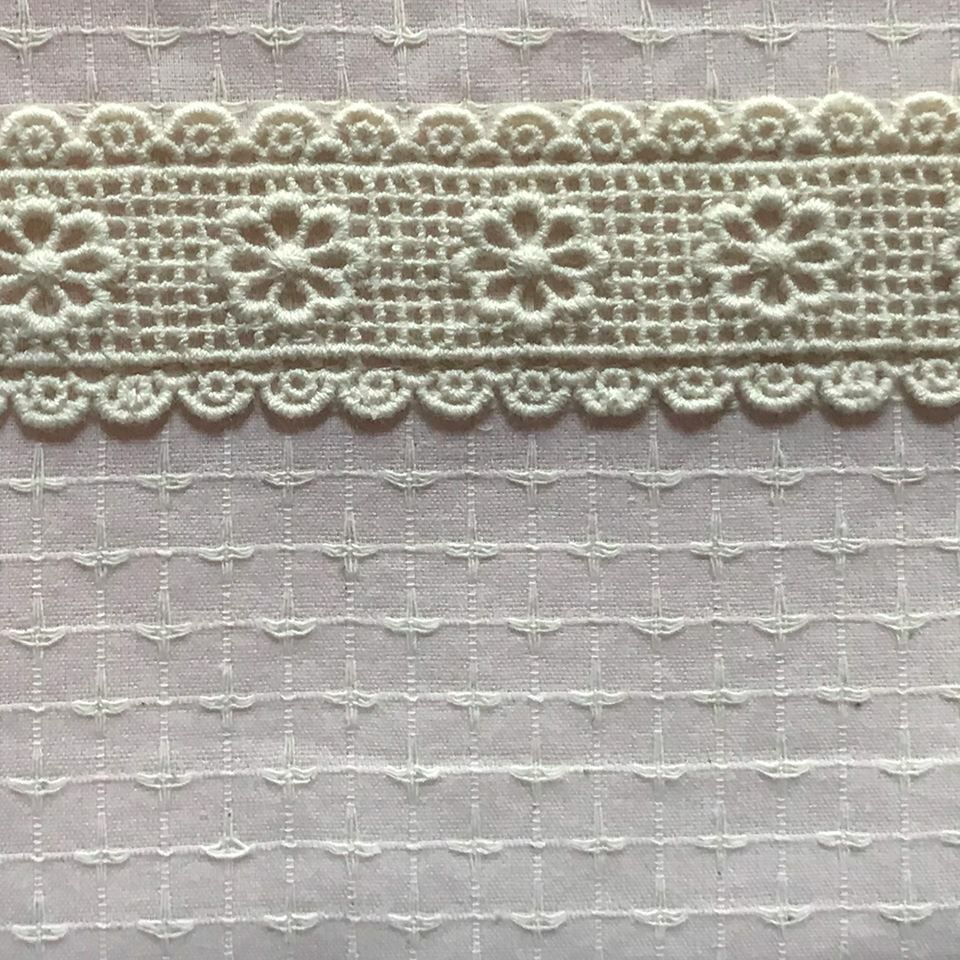 フラットポーチ 化粧ポーチ ピンク ファブリック レース 刺繍 ファッション雑貨 画像3