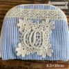 アクセサリーポーチ 化粧ポーチ ファブリック レース 刺繍 ファッション雑貨 画像1サムネイル