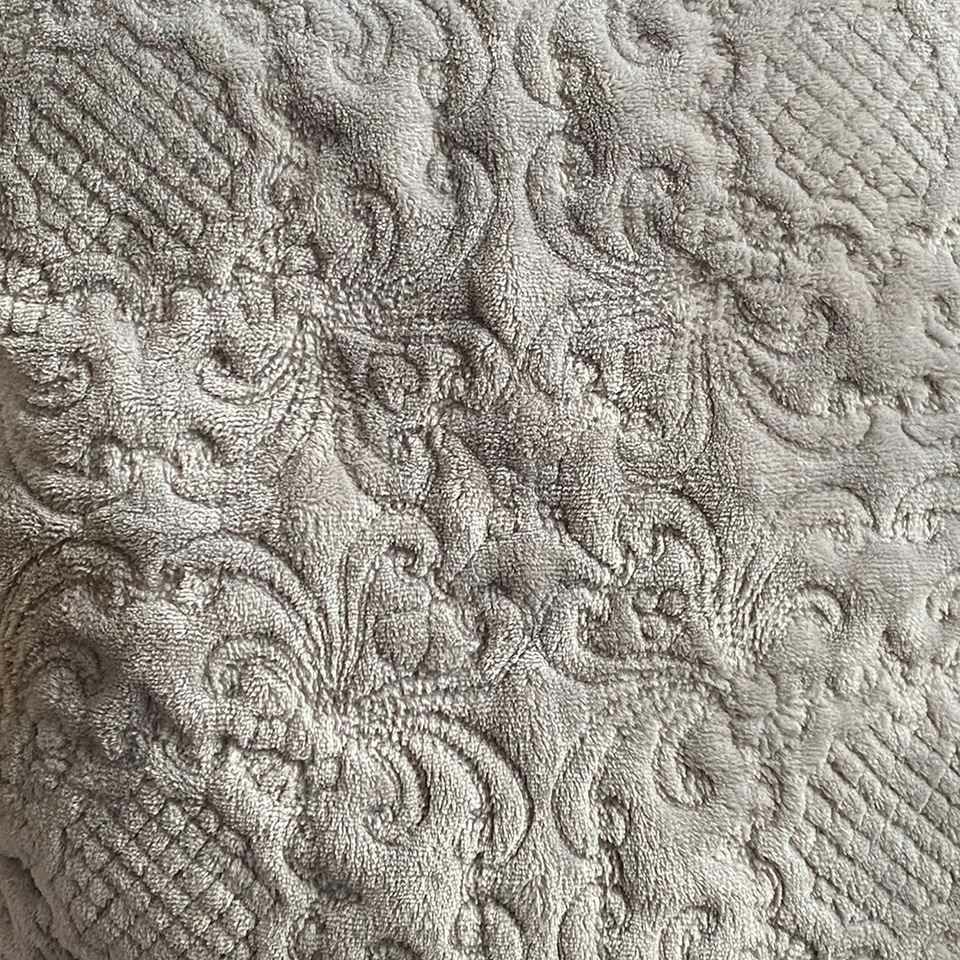 クッションカバーのみ 正方形 シルバーグレー 布製 インテリア雑貨 画像2