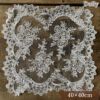 ドイリー 正方形 花瓶敷 ファブリック レース 刺繍 インテリア雑貨 画像1サムネイル