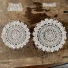 ドイリー 円形 花瓶敷 ファブリック レース 機械編み インテリア雑貨 画像3