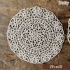 ドイリー 円形 花瓶敷 ファブリック レース 機械編み インテリア雑貨 画像1サムネイル
