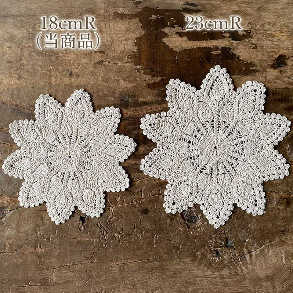 ドイリー 花瓶敷 ファブリック レース 機械編み インテリア雑貨 画像3