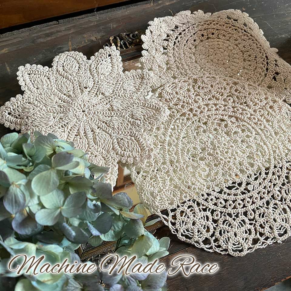 ドイリー 花瓶敷 ファブリック レース 機械編み インテリア雑貨 画像4