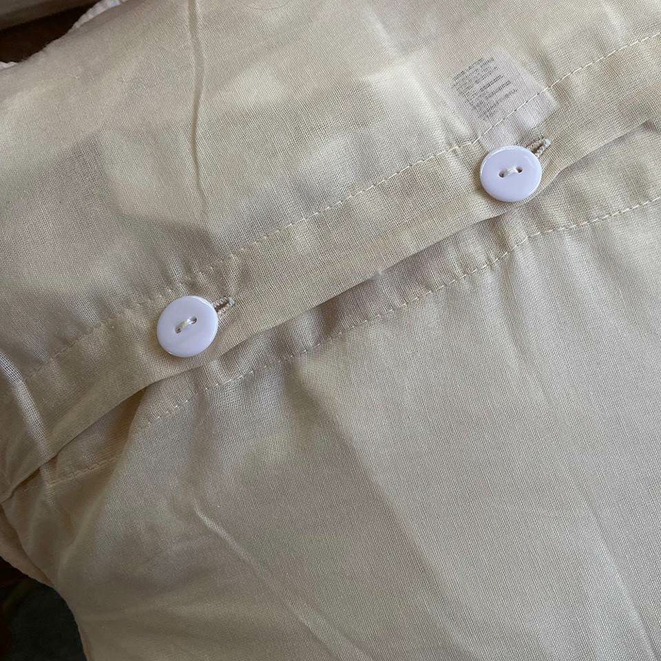 クッションカバーのみ キルト ベージュ 布製 インテリア雑貨 画像3