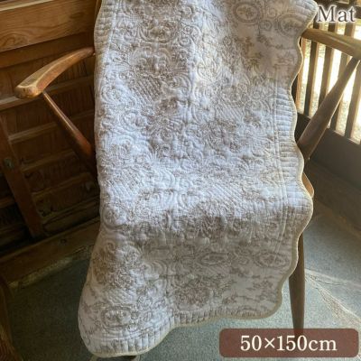 ✌ヒスクローネ 大判　マットラグ　カーペット　さえら　ロココ調　　じゅうたん よろずやマルシェ本店 | イケヒコ ノート ラグカーペット 長方形 90