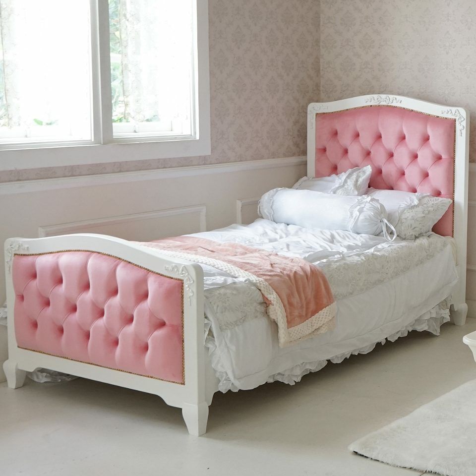 初売り限定 ロココ調 姫家具3点セット シングルベッド 画像3