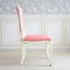 ロココ調 アントワネット ダイニングチェア ピンク 猫脚 画像5