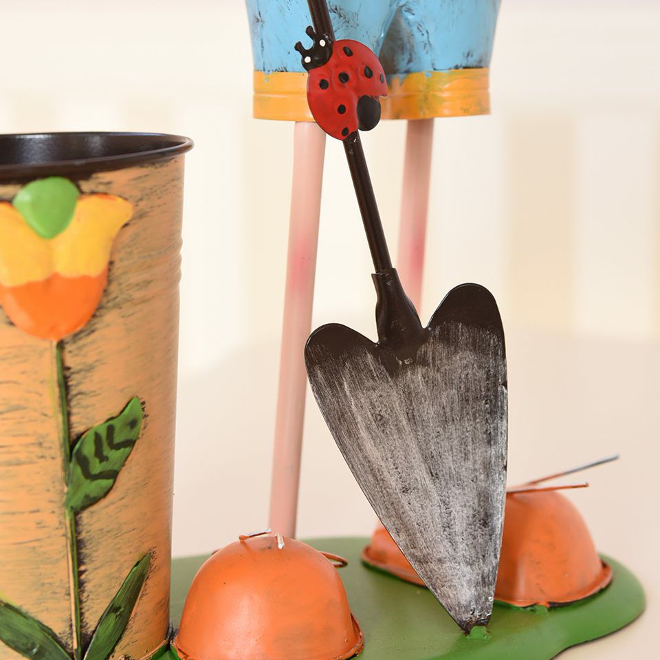 ヨーロピアン ガーデニング オブジェ 小さな庭師の少年 画像10