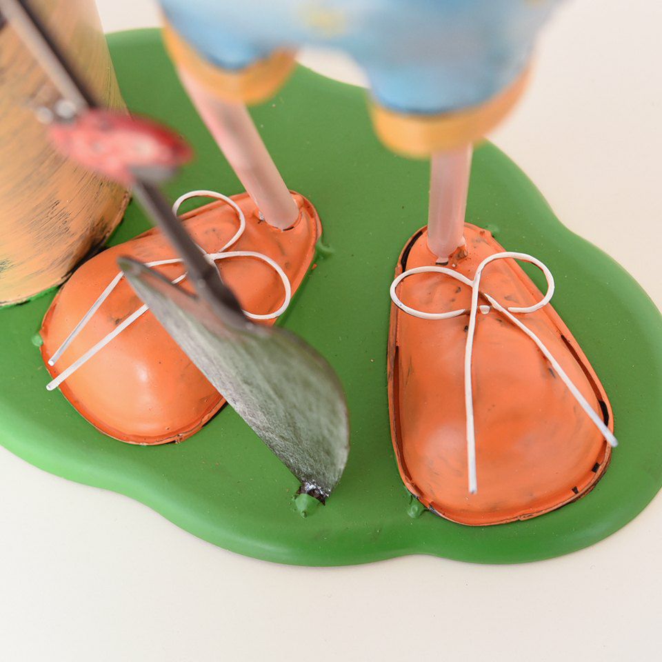 ヨーロピアン ガーデニング オブジェ 小さな庭師の少年 画像11