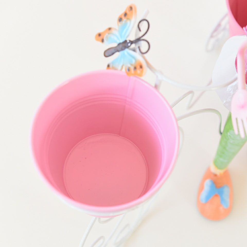 ヨーロピアン ガーデニング オブジェ 自転車の少女 画像11