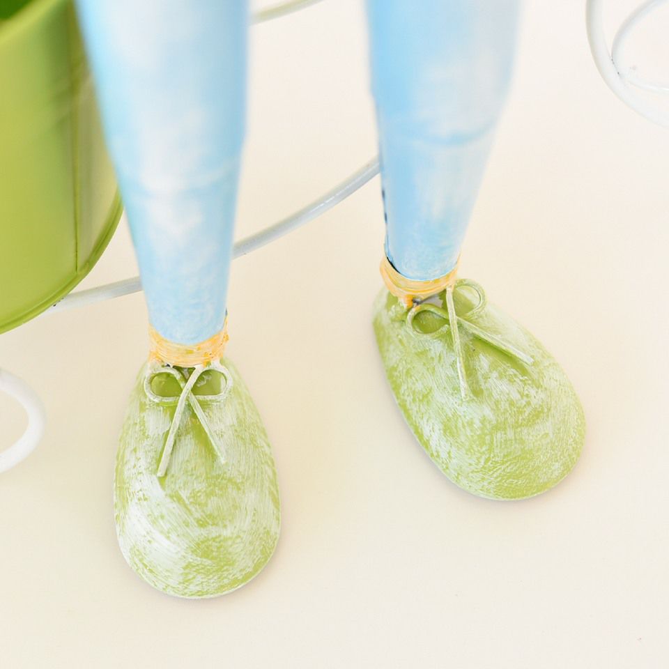 ヨーロピアン ガーデニング オブジェ 自転車の少年 画像10