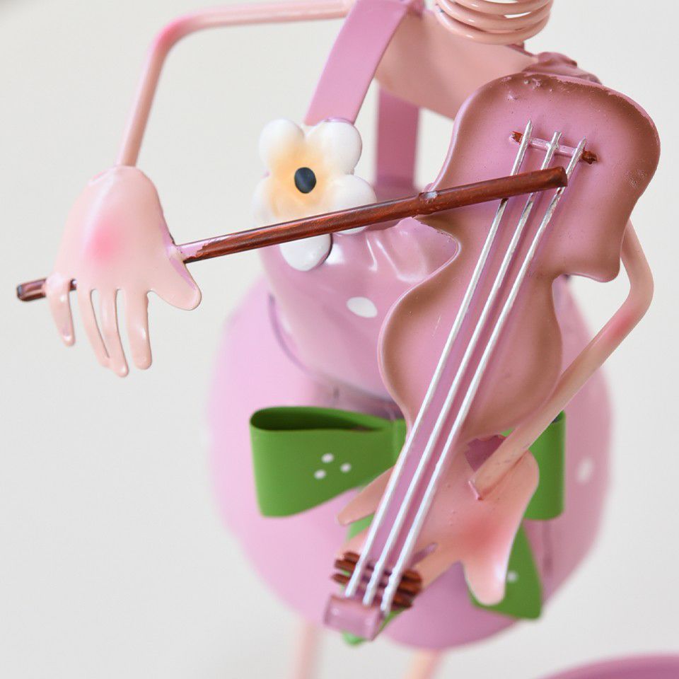 ヨーロピアン ガーデニング オブジェ バイオリンの少女 画像9
