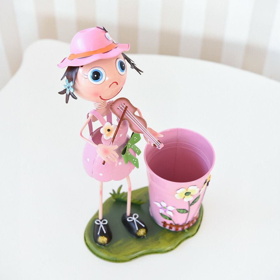 ヨーロピアン ガーデニング オブジェ バイオリンの少女 画像15