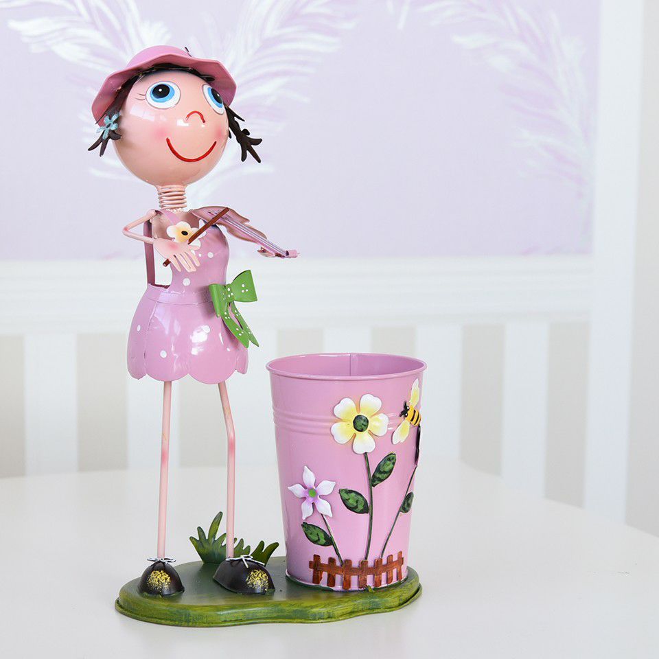 ヨーロピアン ガーデニング オブジェ バイオリンの少女 画像16