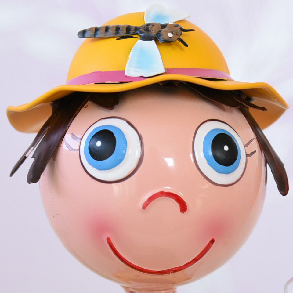 ヨーロピアン ガーデニング オブジェ ハートの少年 画像7