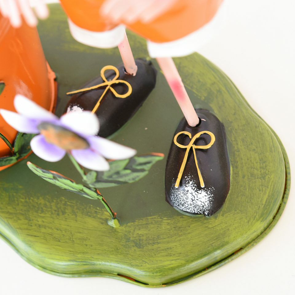 ヨーロピアン ガーデニング オブジェ ハートの少年 画像11