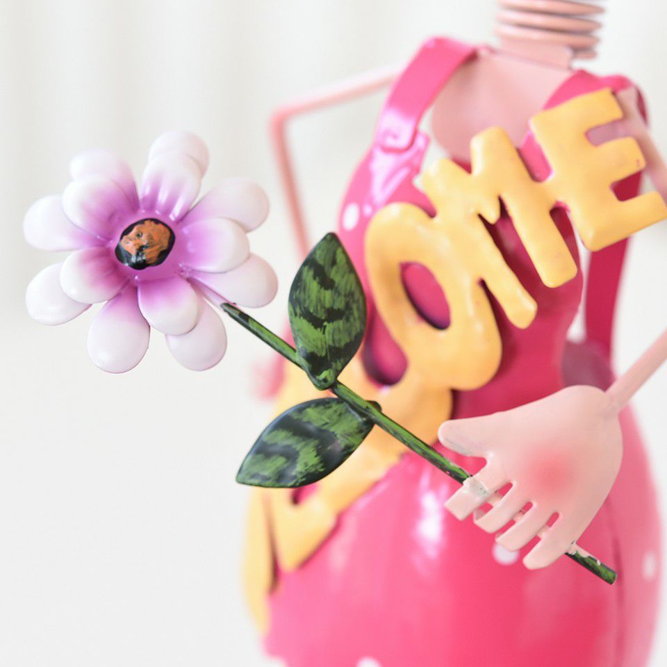 ヨーロピアン ガーデニング オブジェ WELCOMEの少女 画像9