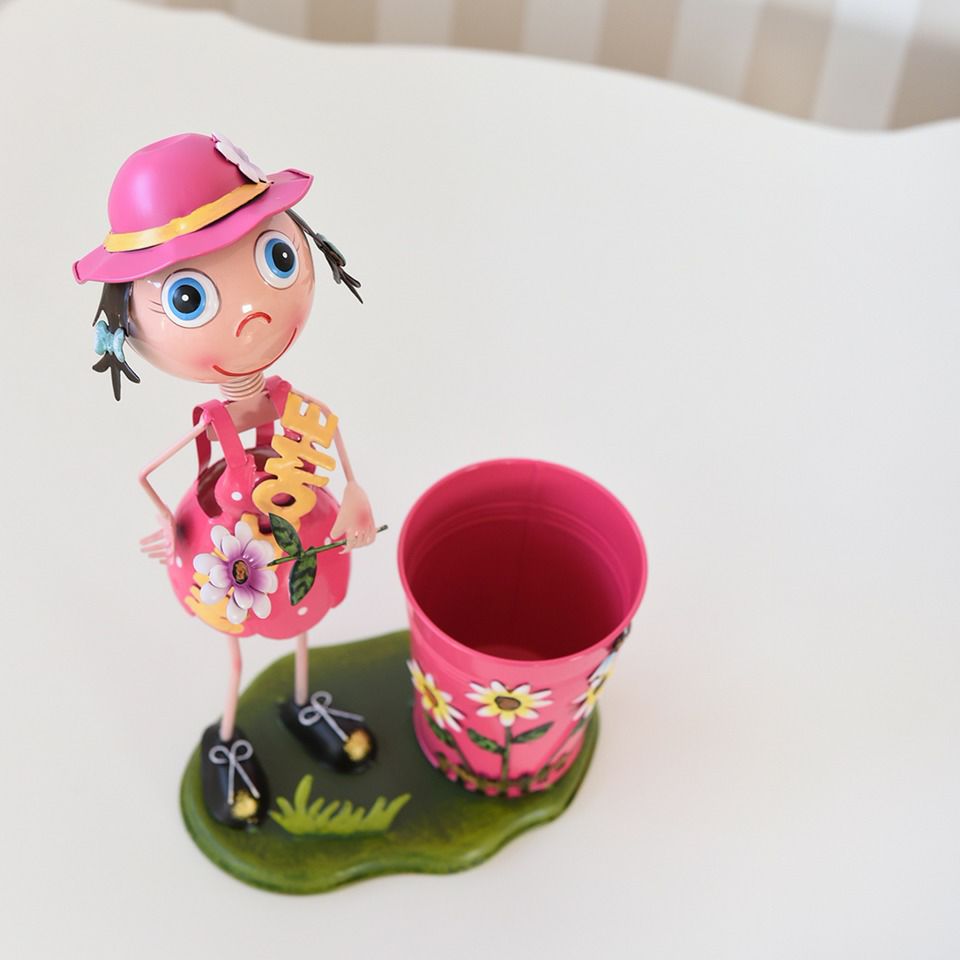 ヨーロピアン ガーデニング オブジェ WELCOMEの少女 画像15