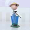 ヨーロピアン ガーデニング オブジェ ミニ 庭仕事の少年 画像5