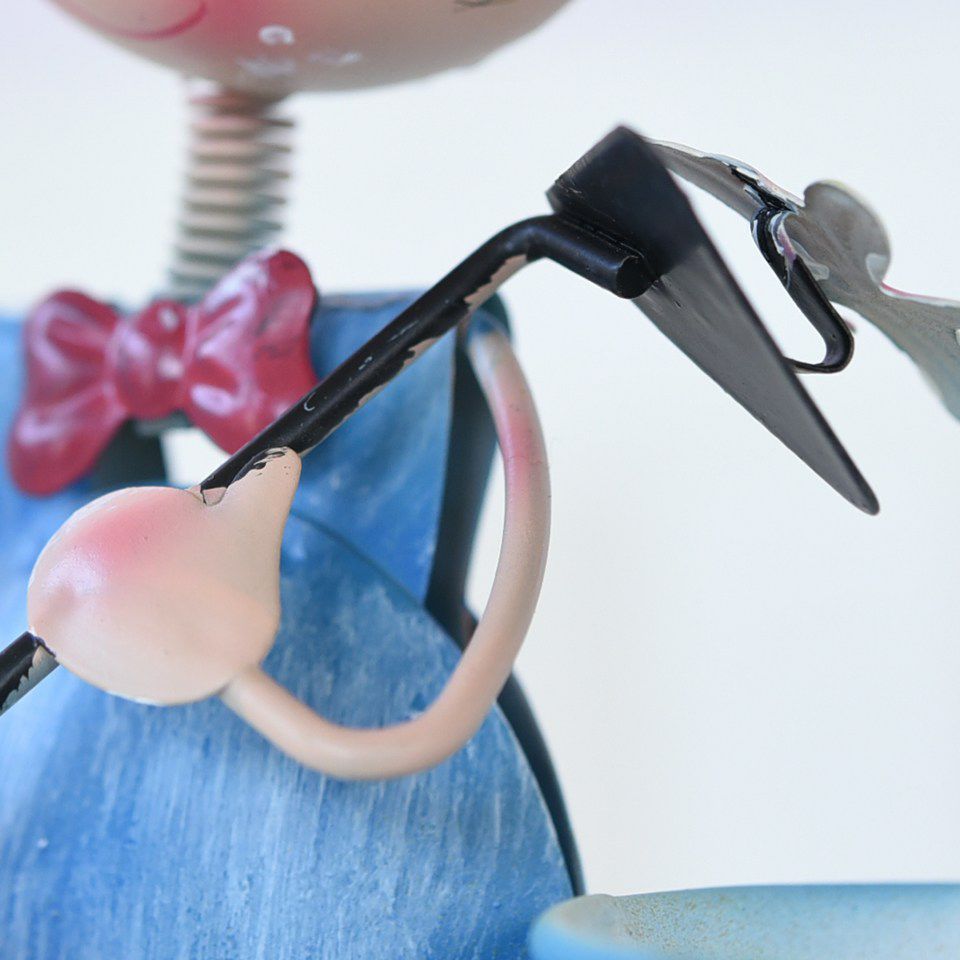 ヨーロピアン ガーデニング オブジェ ミニ 庭仕事の少年 画像11