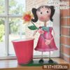 ヨーロピアン ガーデニング オブジェ ミニ ツインテール少女 画像1サムネイル