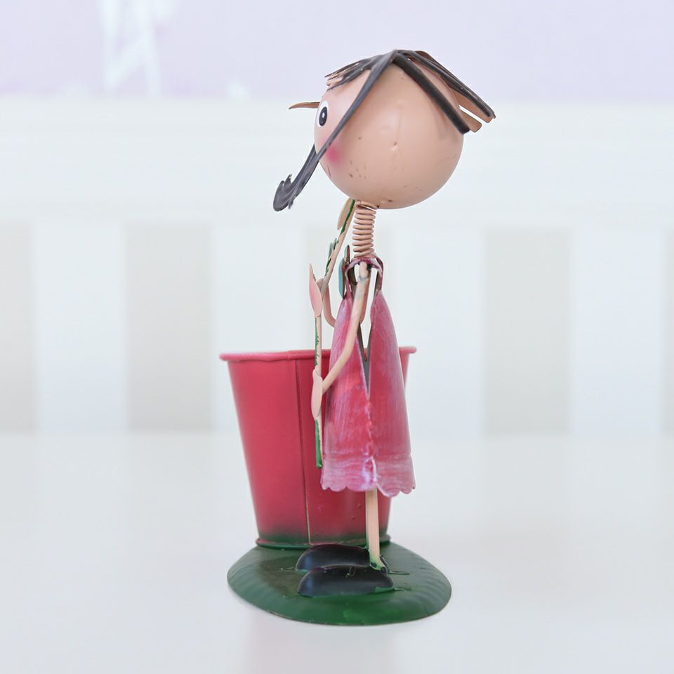 ヨーロピアン ガーデニング オブジェ ミニ ツインテール少女 画像6
