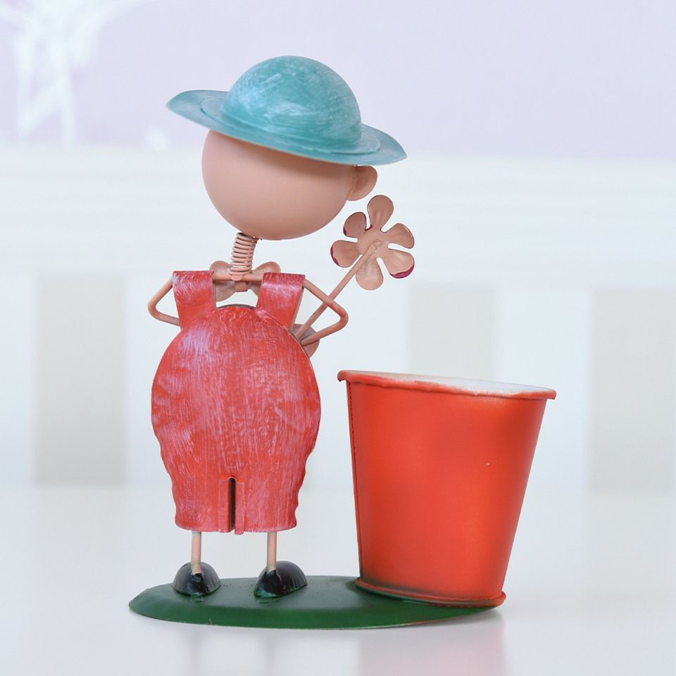 ヨーロピアン ガーデニング オブジェ ミニ 照れ屋の少年 画像7